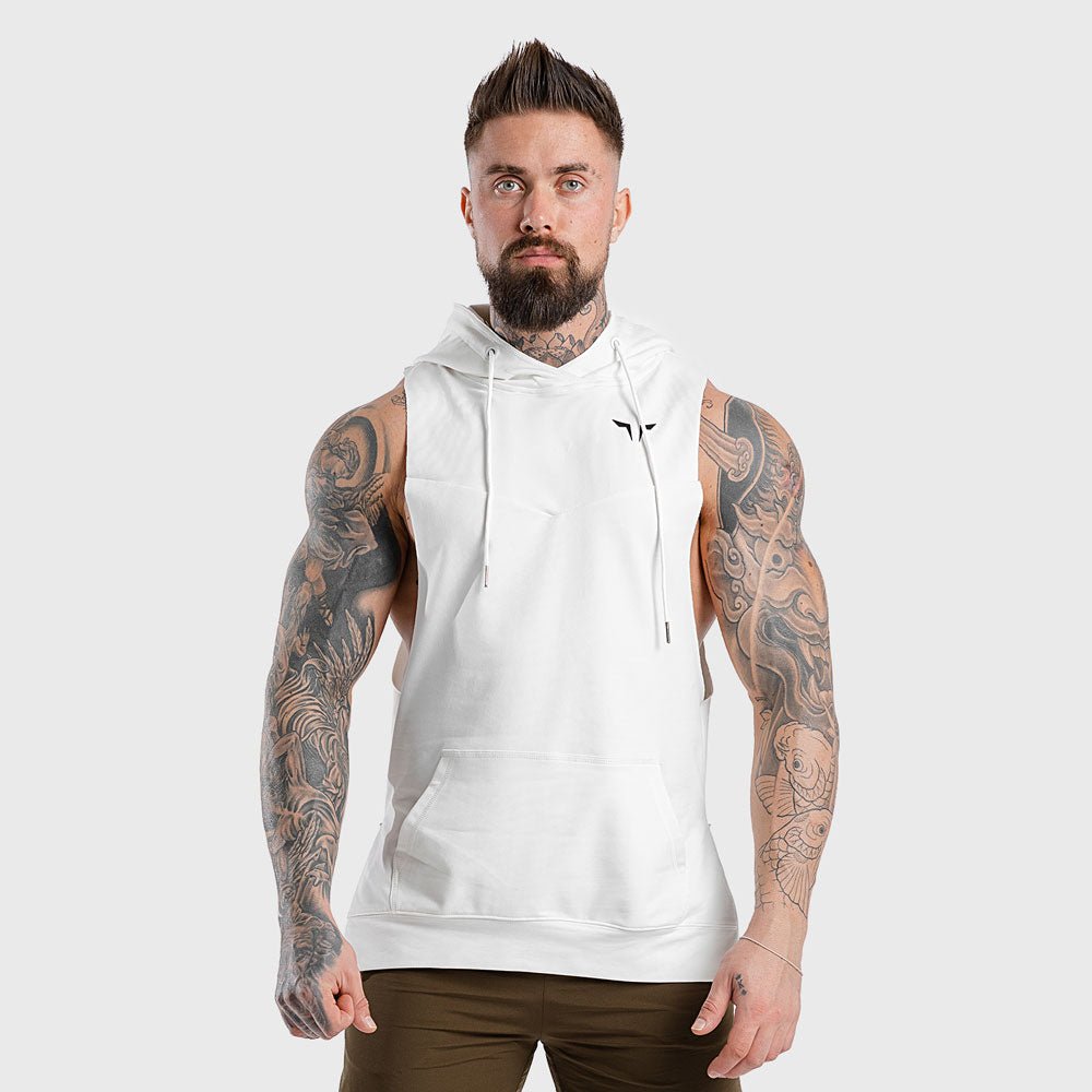 squatwolf-sleeveless-gym-hoodies-adonis-white-workout-clothes-for-men
