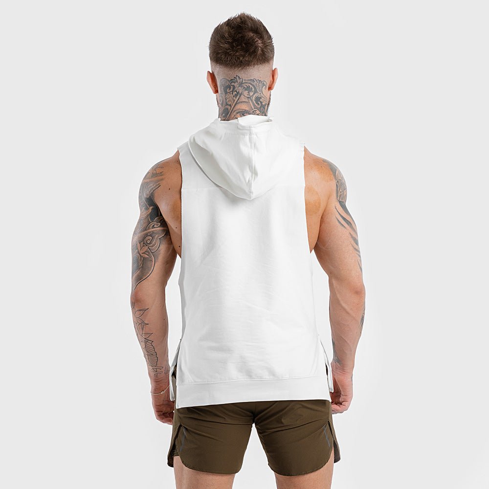 squatwolf-sleeveless-gym-hoodies-adonis-white-workout-clothes-for-men