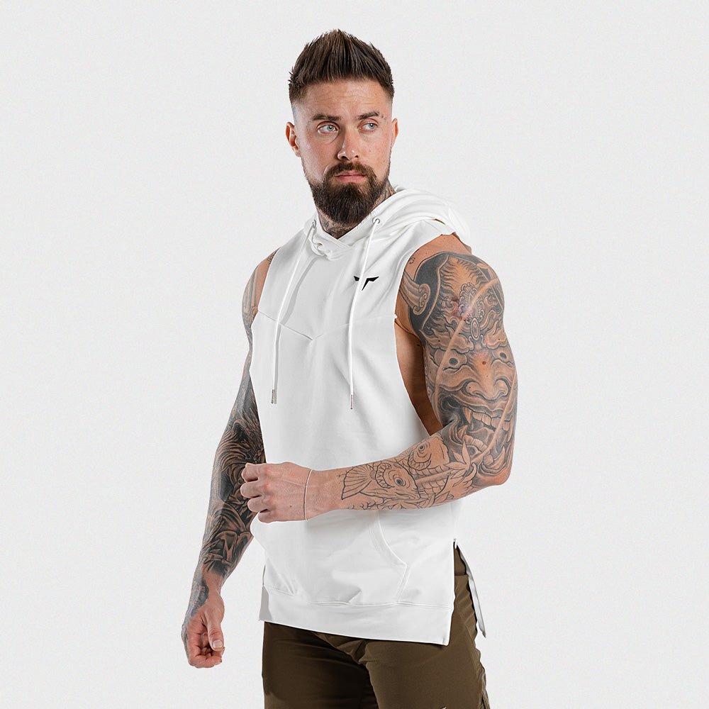 squatwolf-sleeveless-gym-hoodies-adonis-white-workout-clothes-for-men