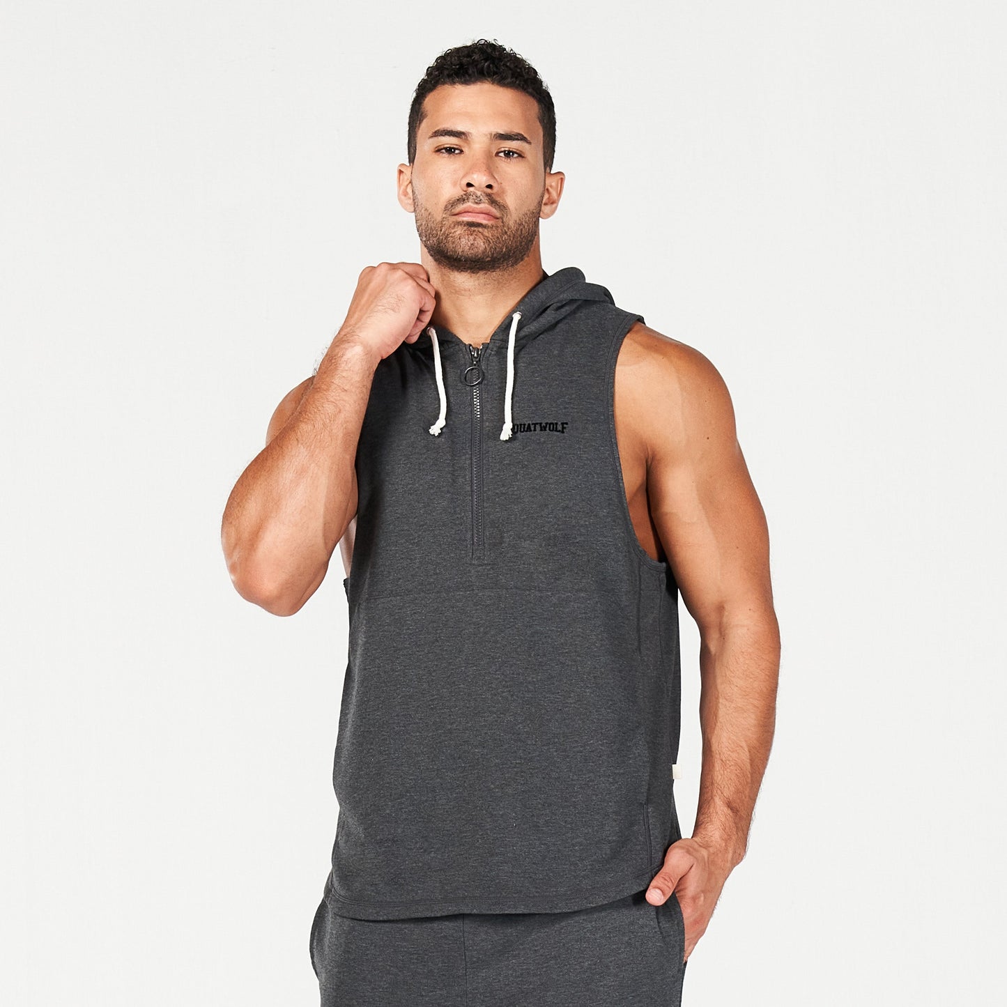 squatwolf-gym-wear-golden-era-new-school-hooded-tank-black-marl-workout-tank-tops-for-men