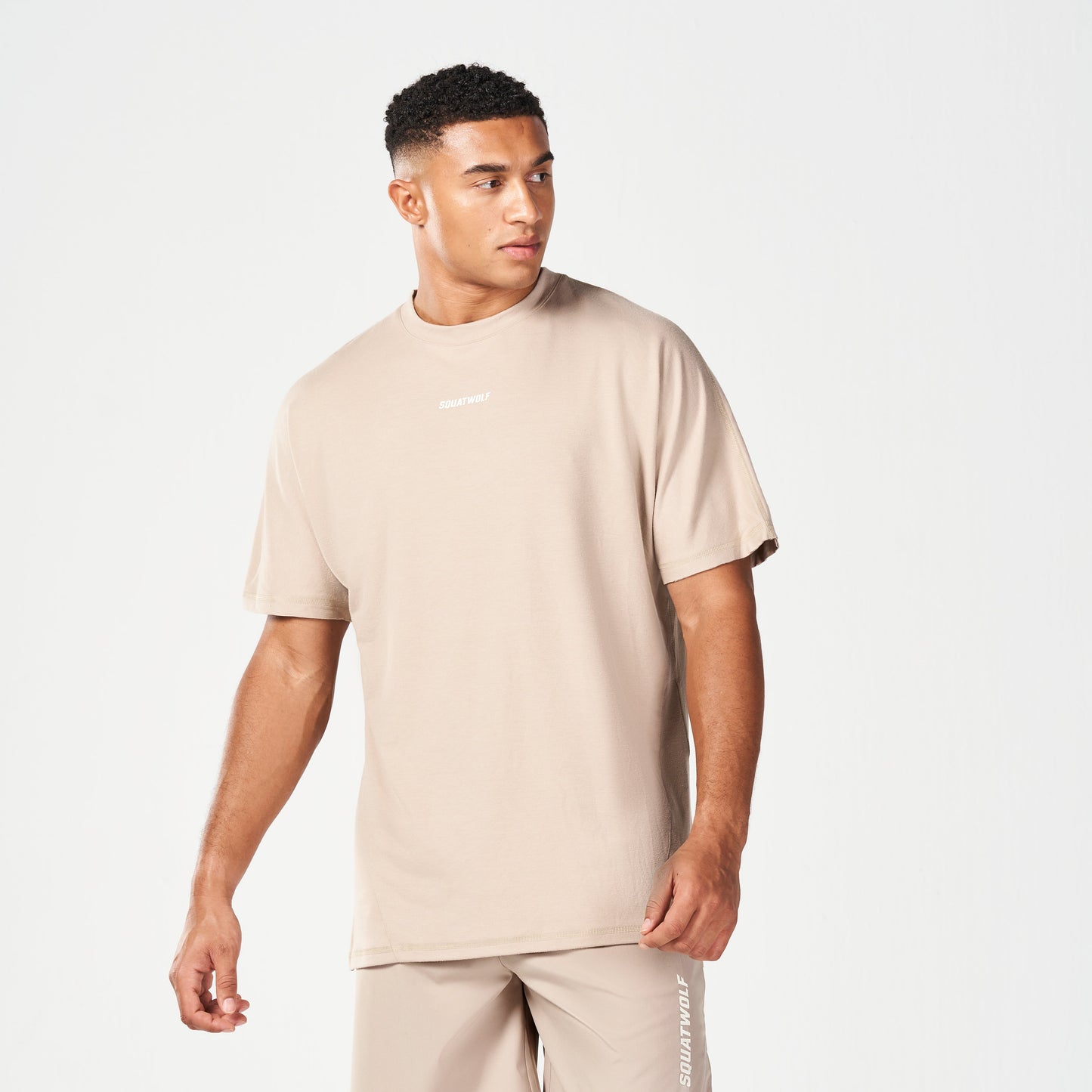 تيشيرت بامب كوفر فضفاض - ترابي