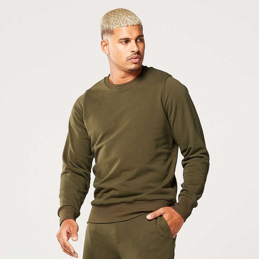squatwolf-gym-wear-code-crew-sweatshirt-khaki-workout-shirts-for-men