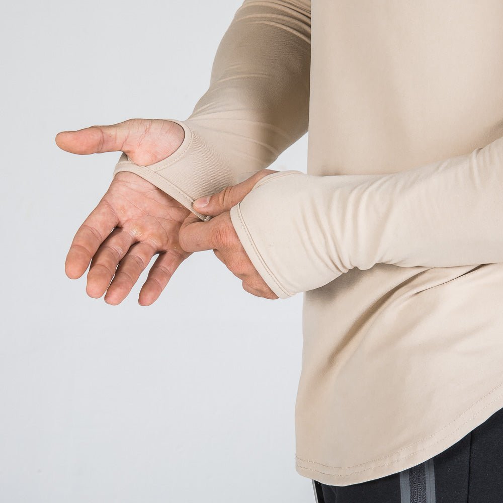 squatwolf-gym-wear-muscle-tee-khaki-workout-t-shirts-for-men