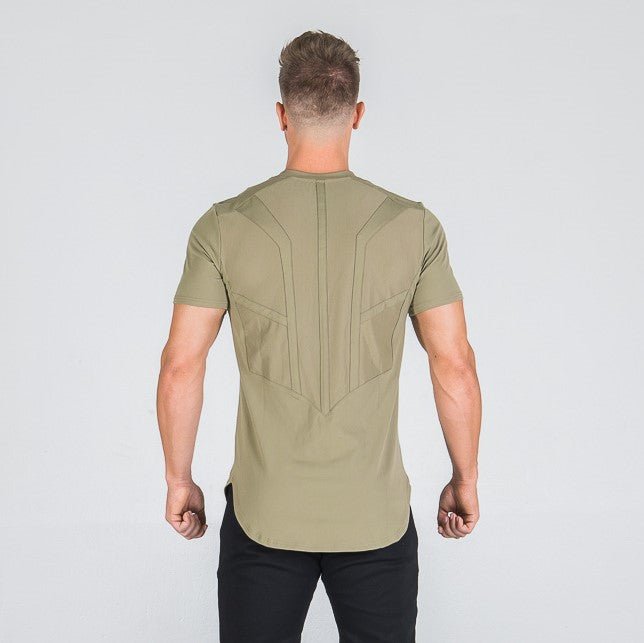 squatwolf-shirts-for-men-razor-back-tee-olive-workout-gym-wear
