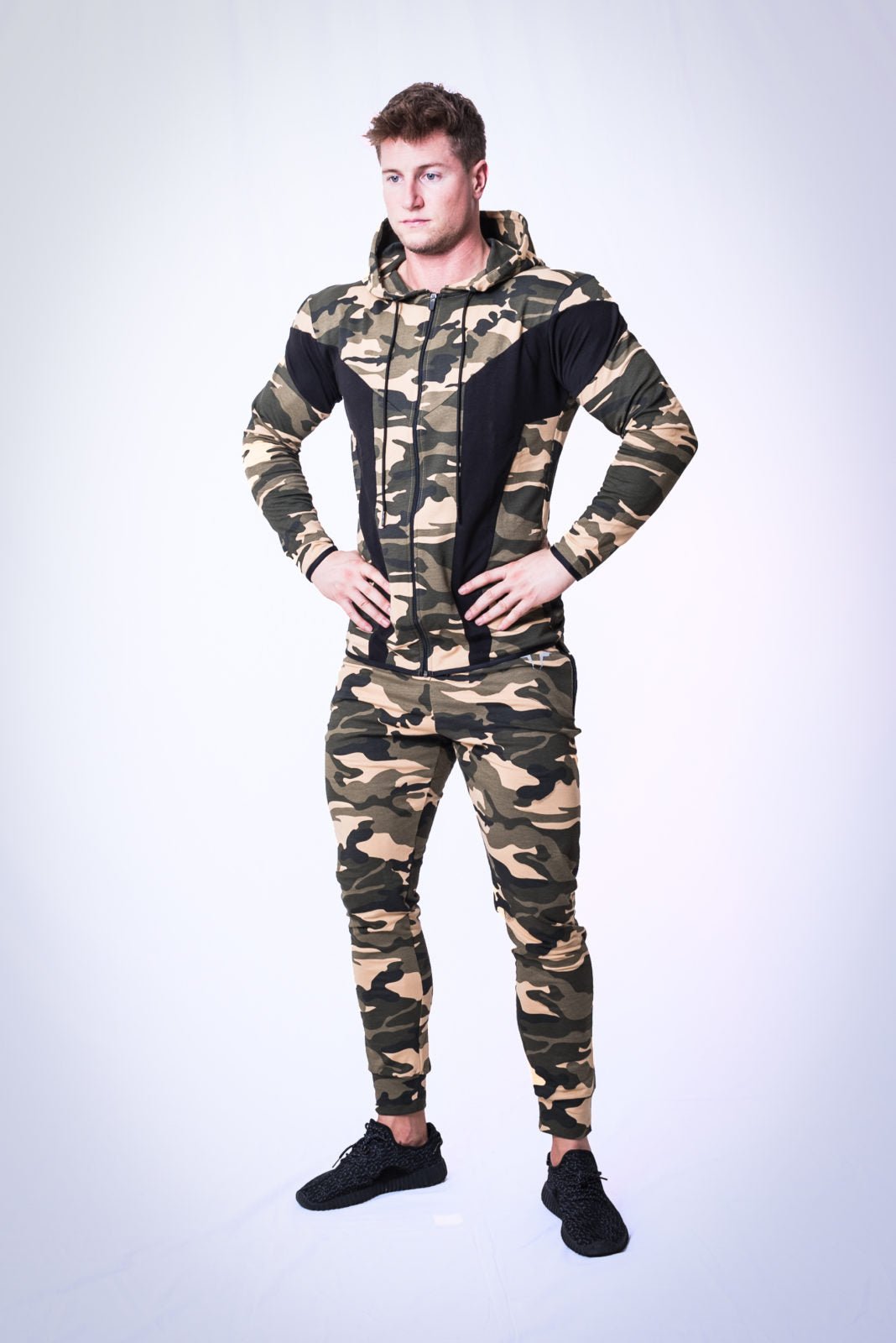 Camo track suit