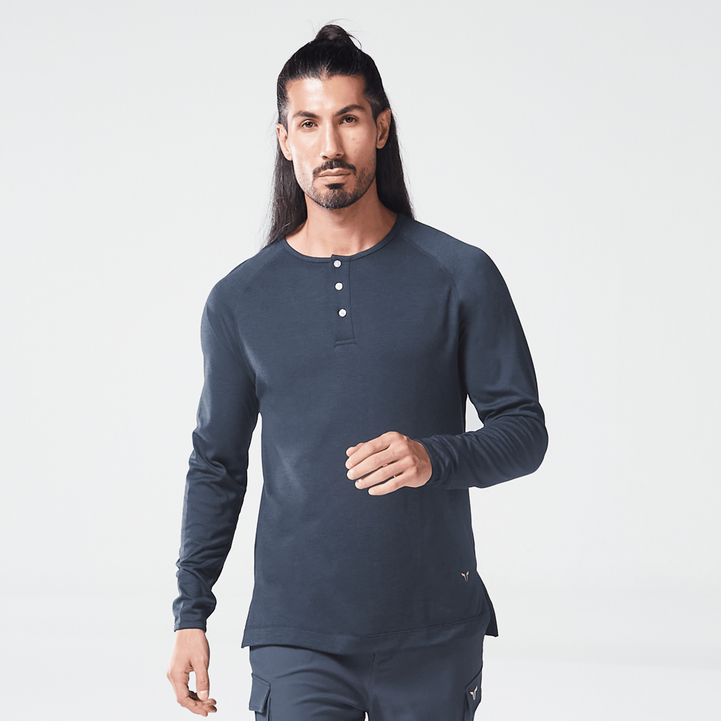 Code Urban Henley T-shirt - Blue Nights