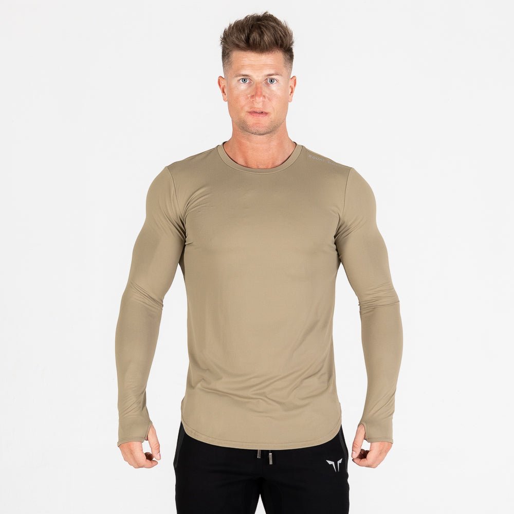 squatwolf-gym-wear-muscle-tee-brown-workout-t-shirts-for-men