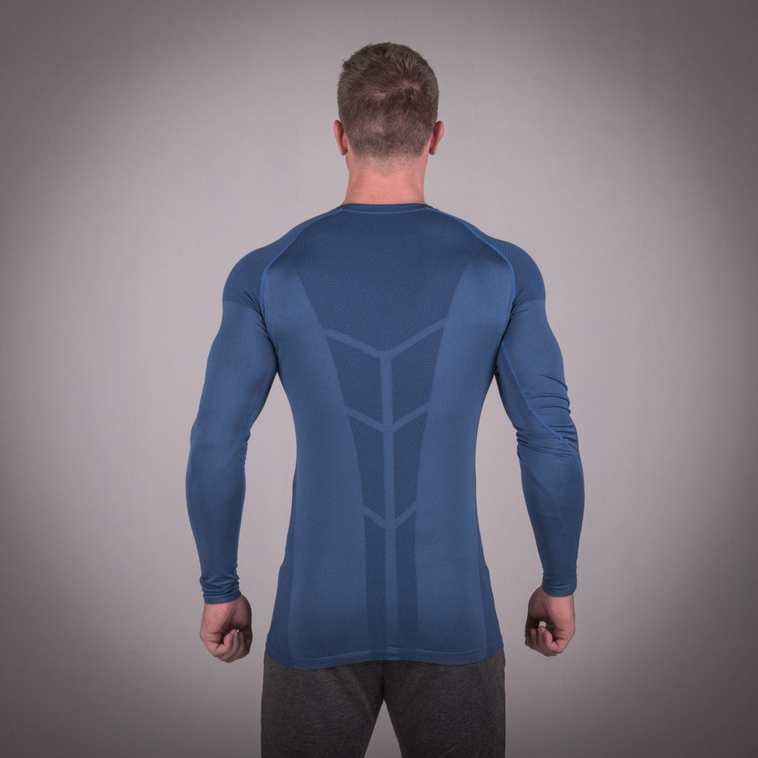 Seamless Spyder Tee - Cobalt Blue in Full Sleeves