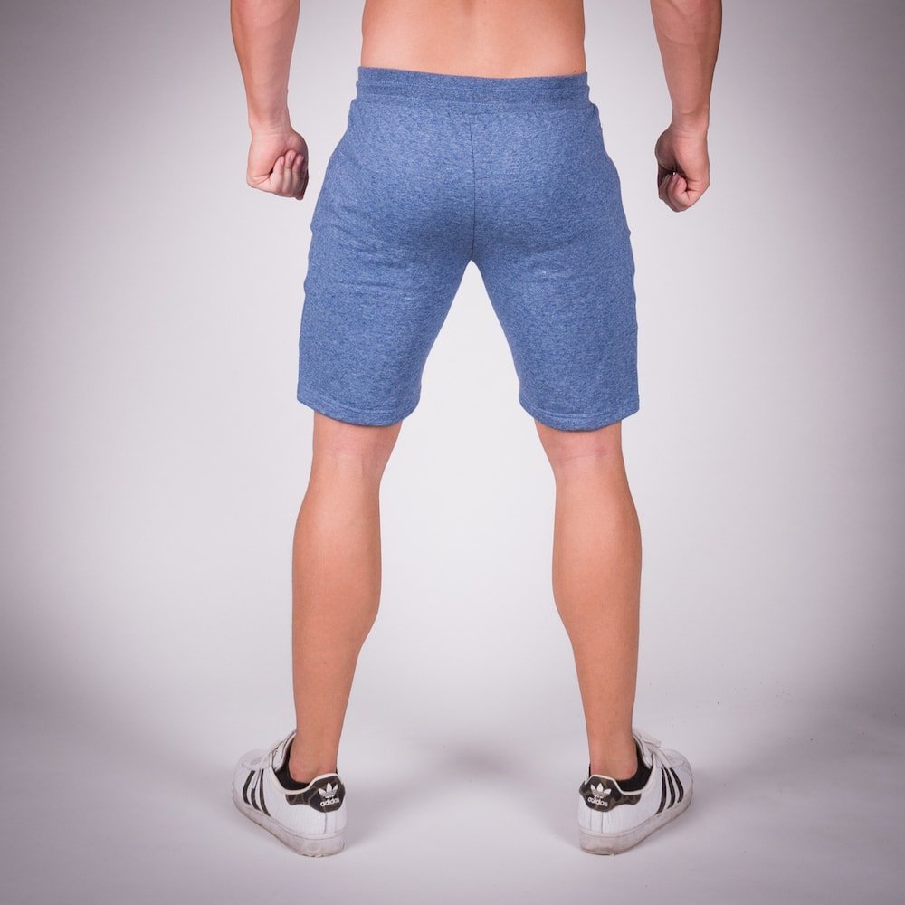 ribbed shorts blue
