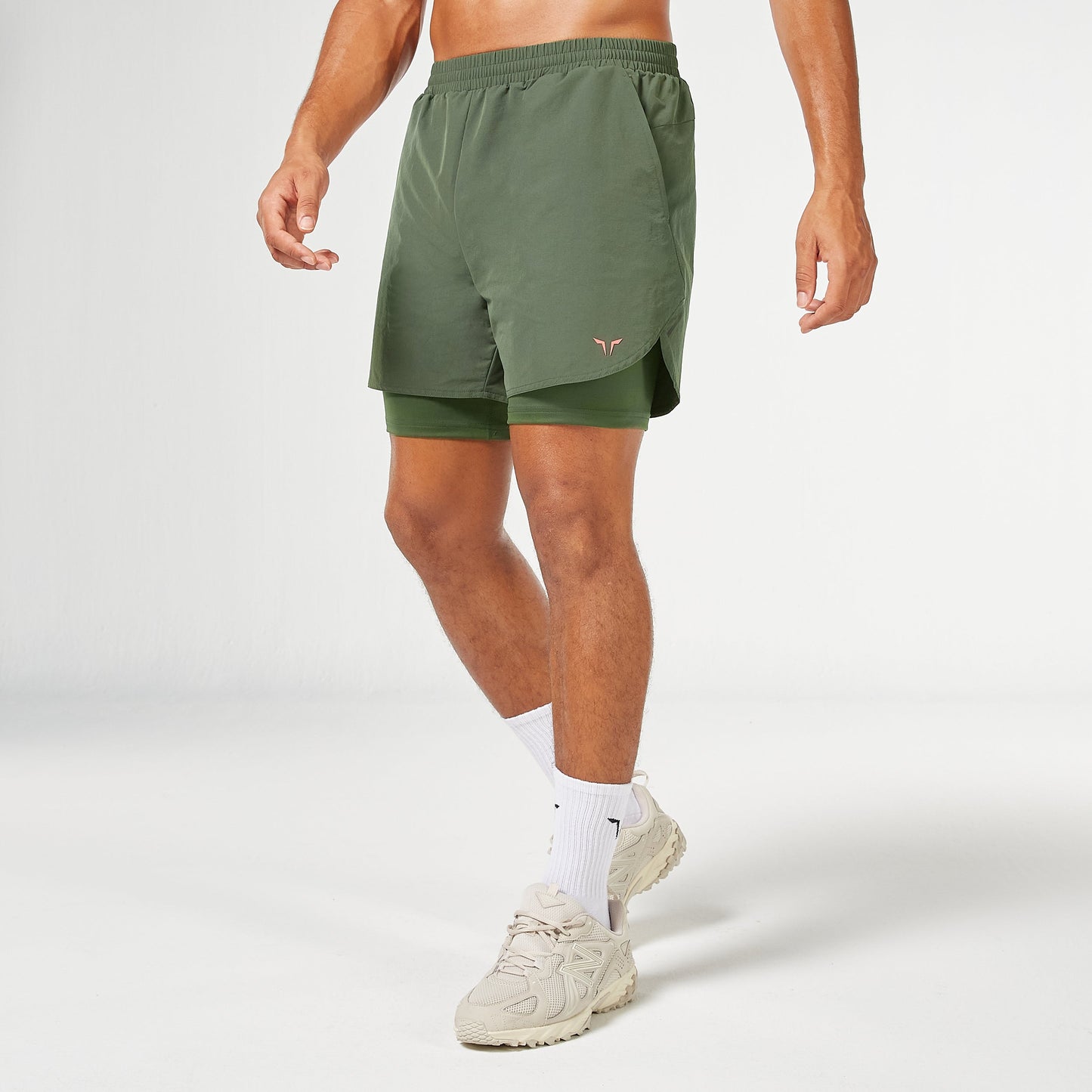 ACTDRY® 2-In-1 5" Shorts - Climbing Ivy