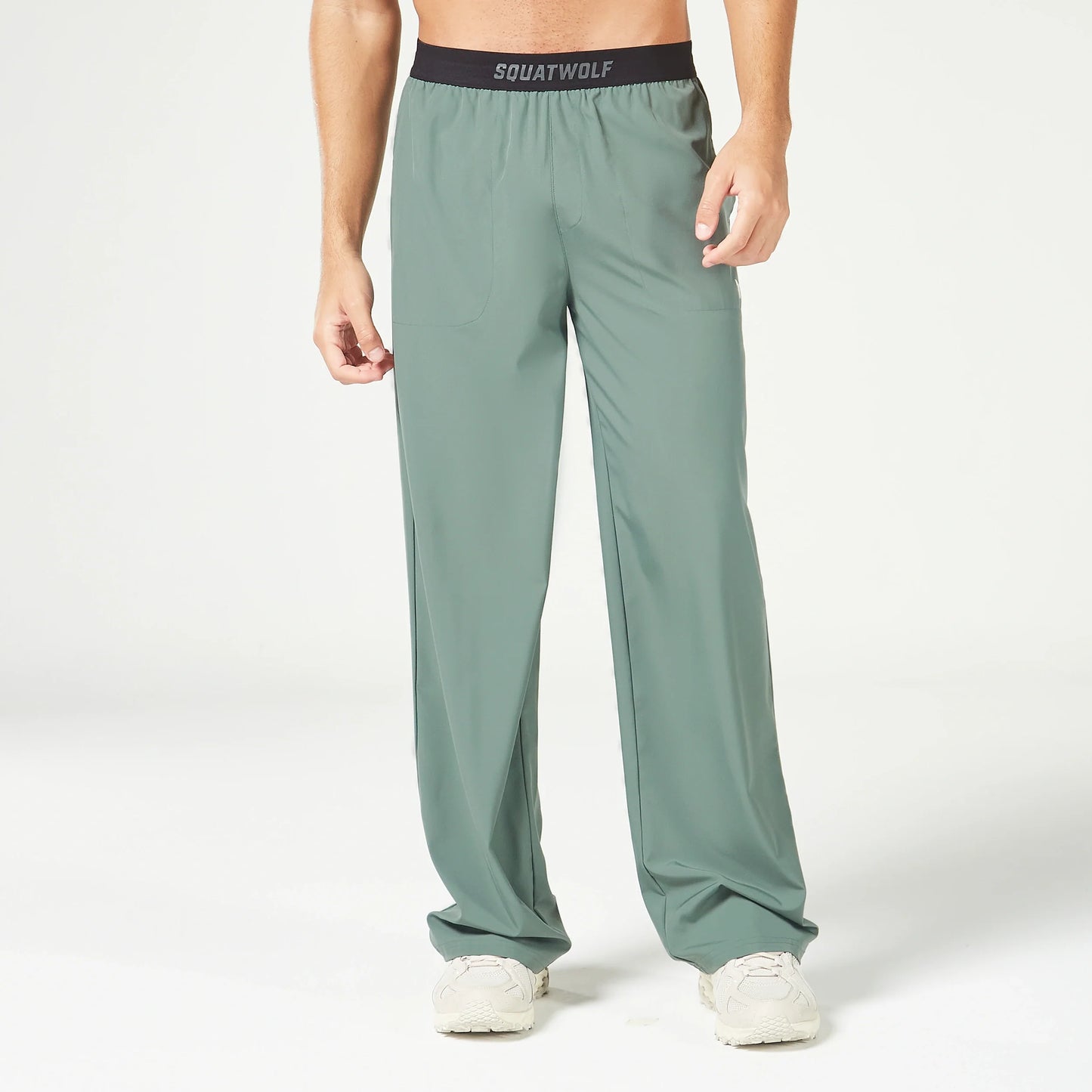 Woven Stretch Joggers - Dark Forest