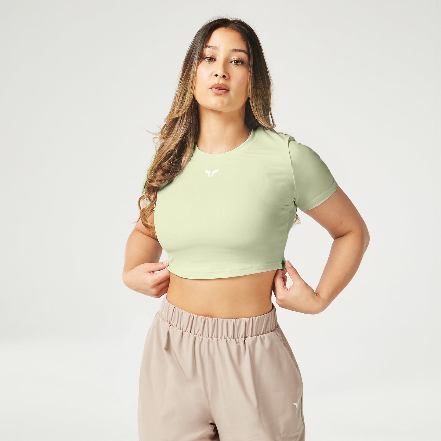 Essential Cropped T-shirt - Desert Sage