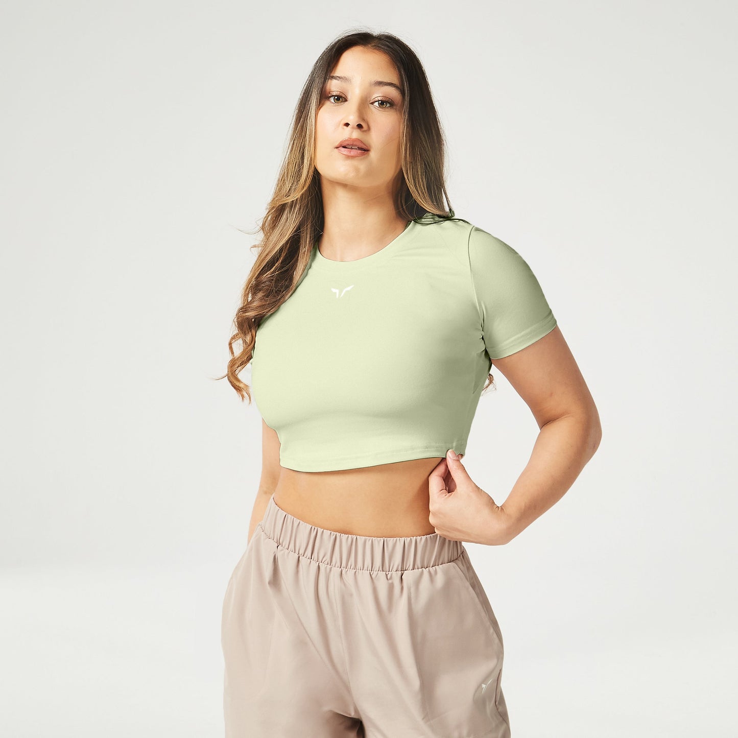 Essential Cropped T-shirt - Desert Sage