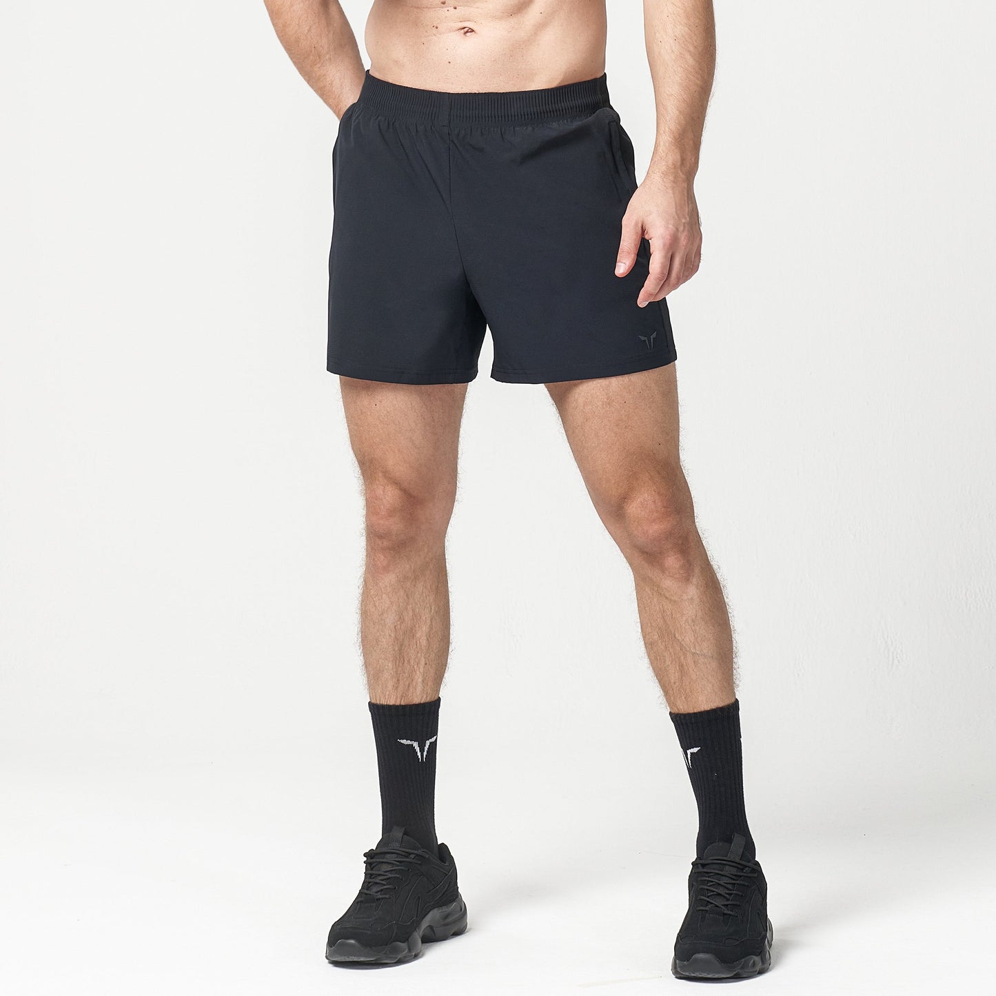 squatwolf-gym-wear-lab360-5-inch-superstretch shorts-black-workout-short-for-men