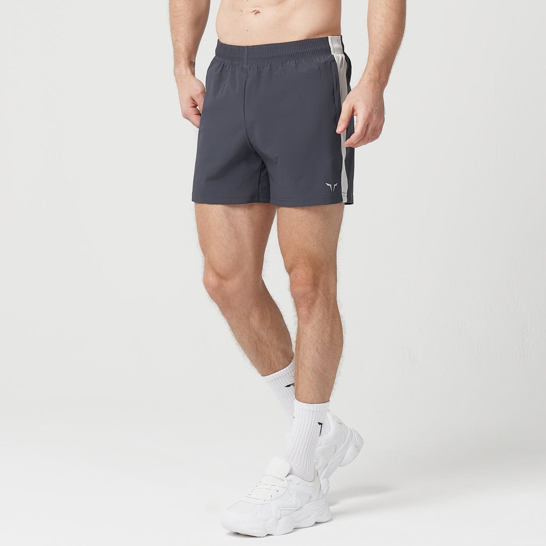 squatwolf-gym-wear-lab360-5-inch-superstretch shorts-grey-workout-short-for-men