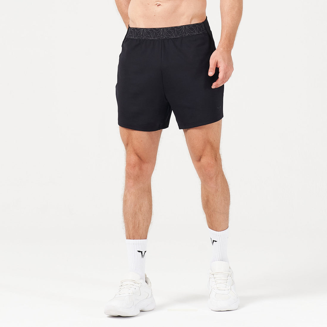 squatwolf-gym-wear-lab360-tdry-flex-shorts-black-workout-short-for-men