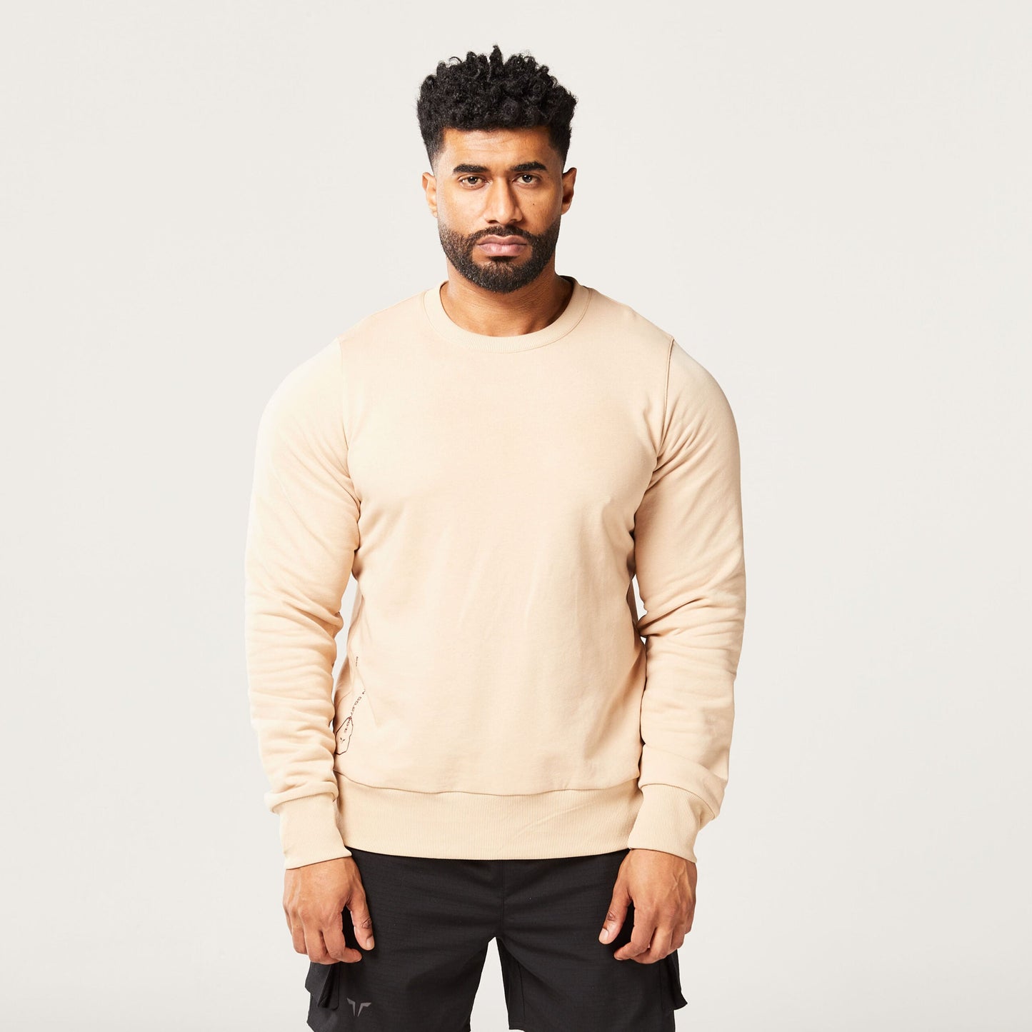 squatwolf-gym-wear-code-crew-sweatshirt-pink-workout-shirts-for-men